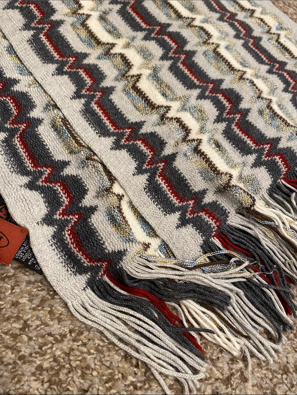 Classic Missoni chevron scarf